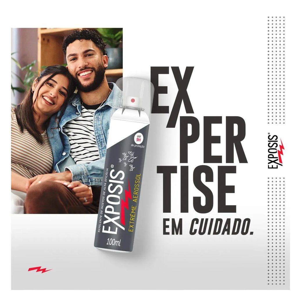 Repelente Exposis Extrême com Icaridina Aerossol 100ml