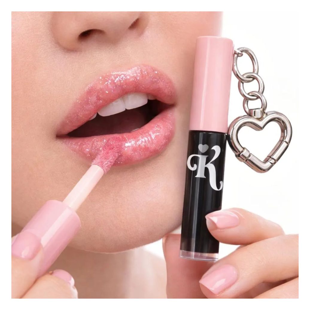 Gloss Labial e Blush Karen Bachini Beauty Preto Tatoo com Adesivos