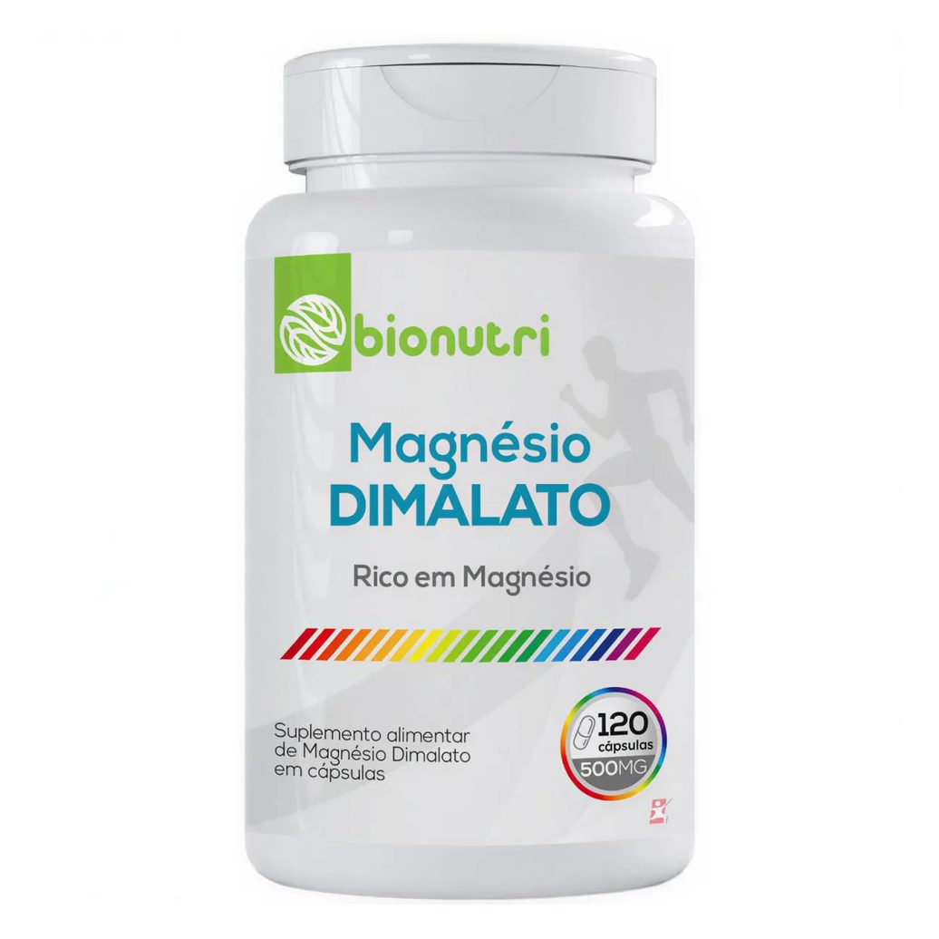 Magnesio Dimalato Concentrado 120 Capsulas - Bionutri