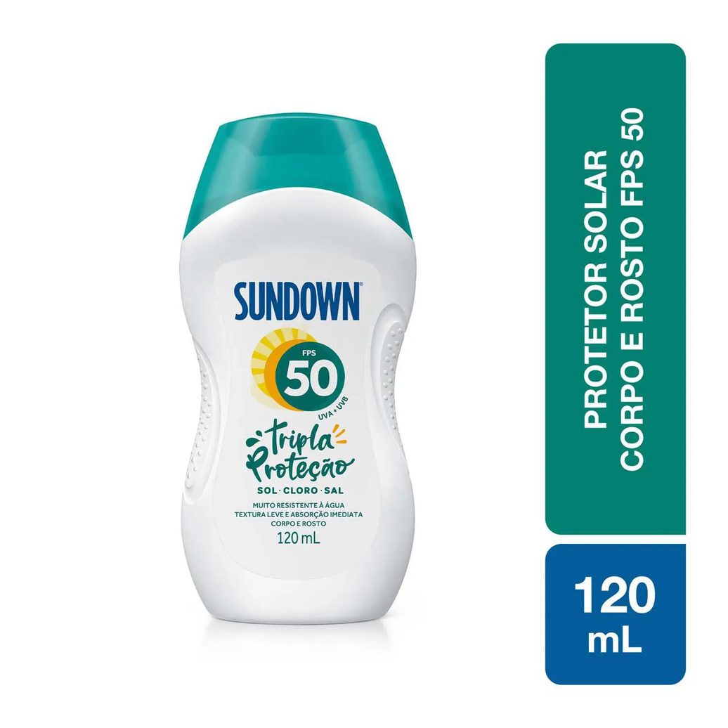 Protetor Solar Corporal Loção FPS 50 Sundown 120ml