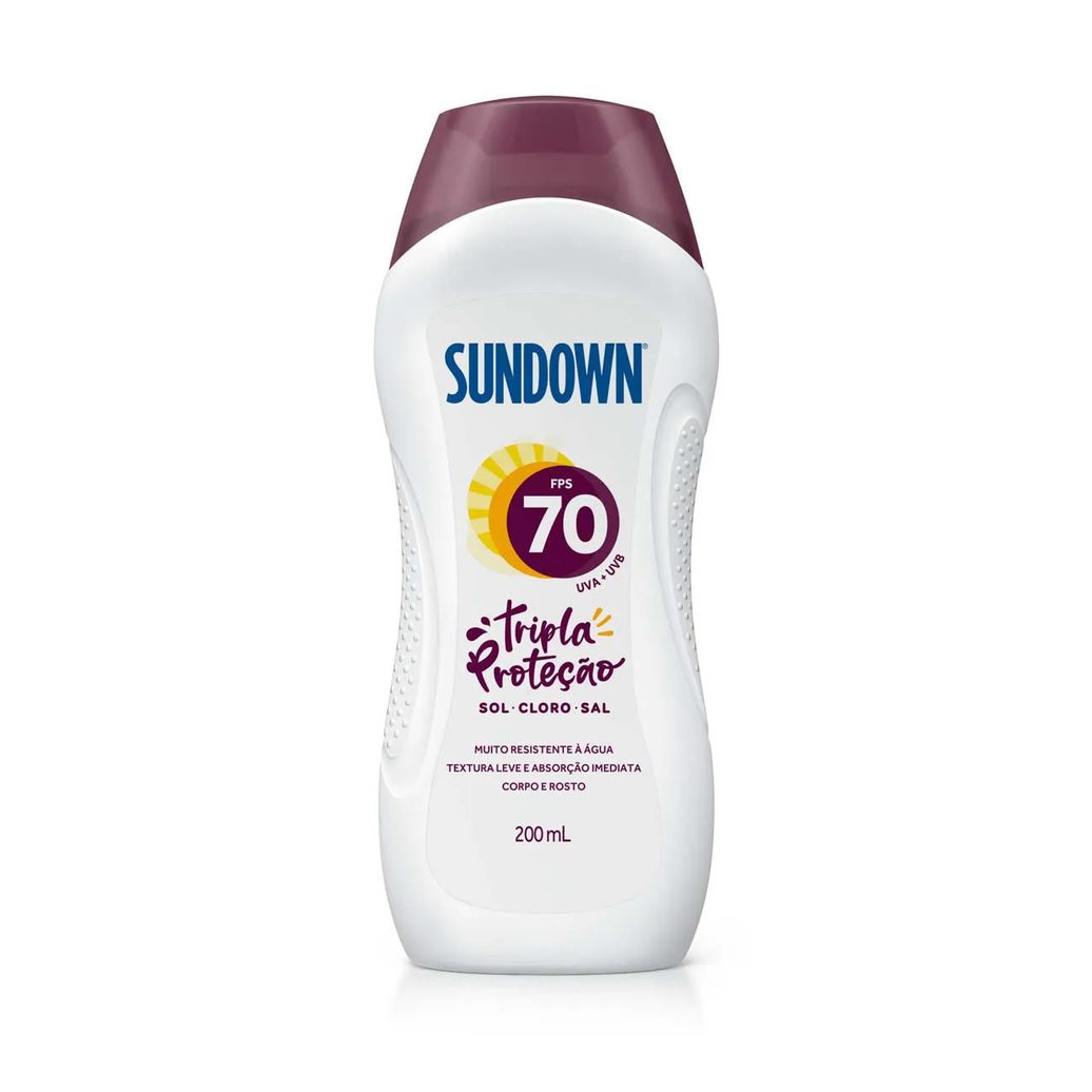 Protetor Solar Corporal Loção FPS 70 Sundown 200ml