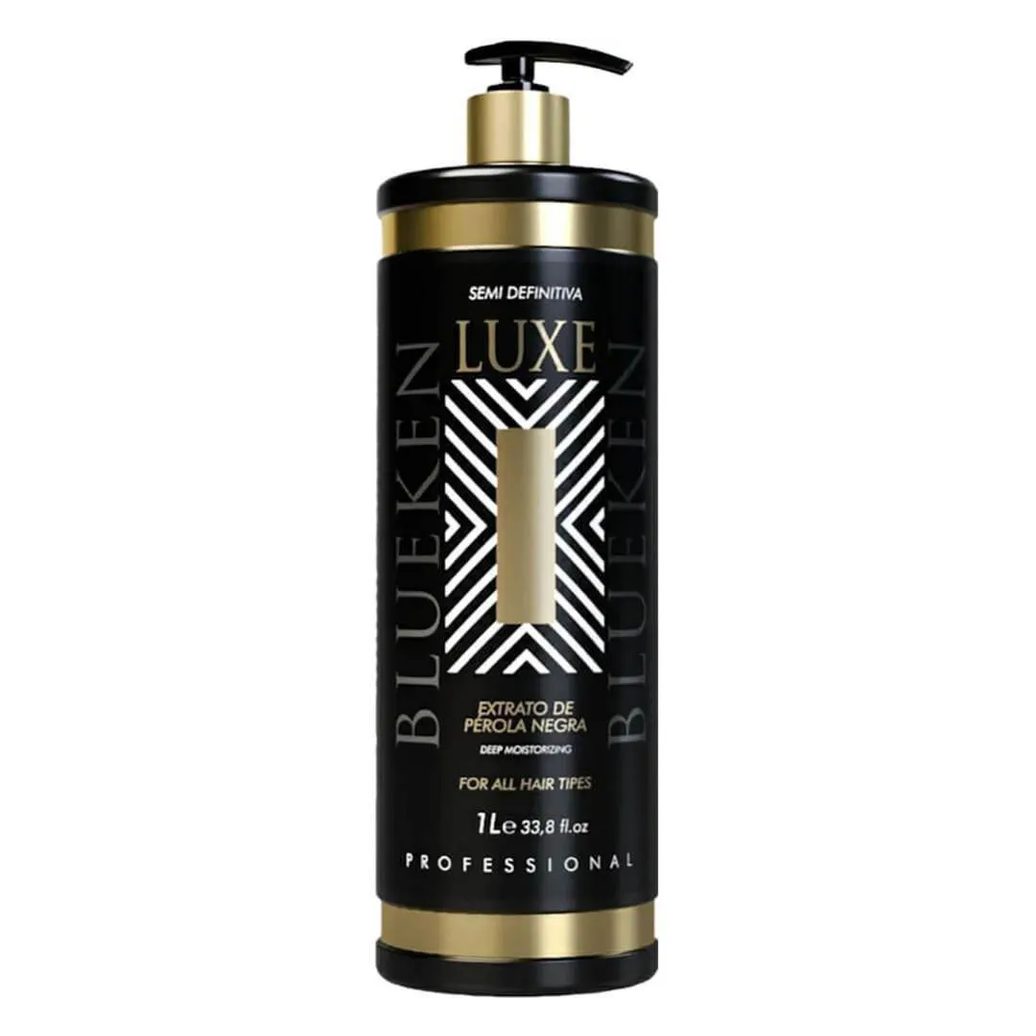 Blueken Luxe - Escova Semi Definitiva Extrato de Pérola Negra 1L