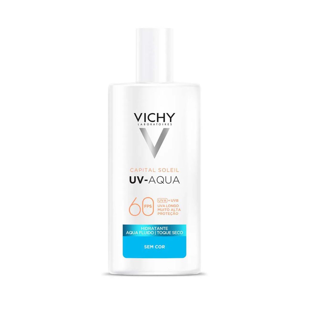 Protetor Solar Facial Vichy UV-Aqua FPS 60 Sem Cor Efeito Matte 40g