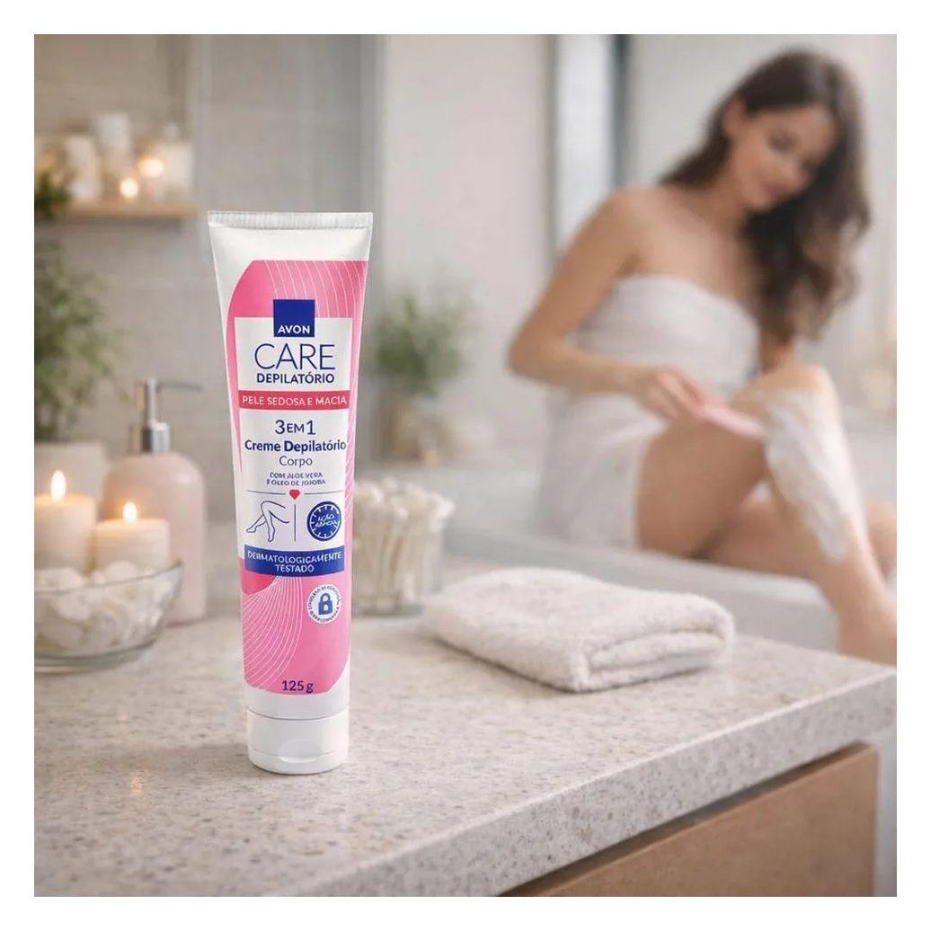 Creme Depilatório para o Corpo Avon Care 125G