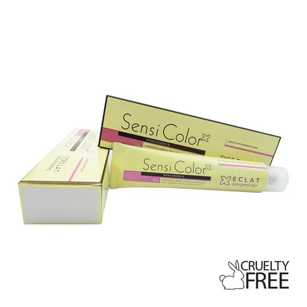 Tinta de Cabelo Sensi Color Antialérgica Hipoalergenica 60G 1.0 Preto