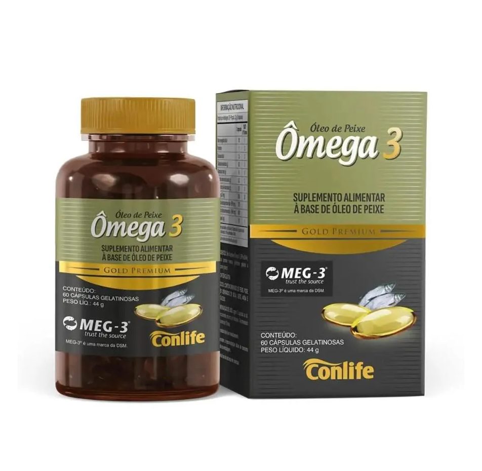 Omega 3 Ifos 1000 Mg C/60 Caps Gelatinosa Conlife - Mcg