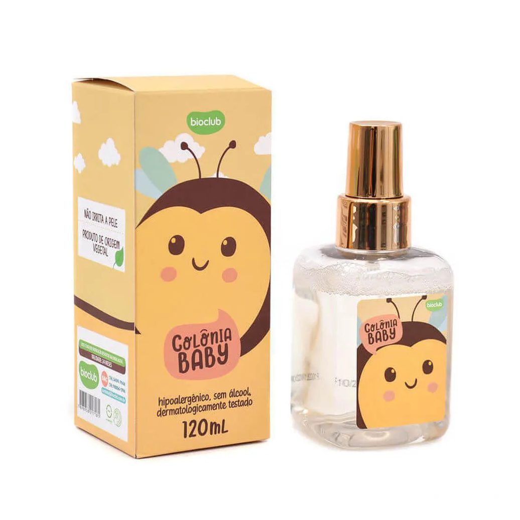 Colônia Infantil sem Álcool 120Ml Bioclub Baby