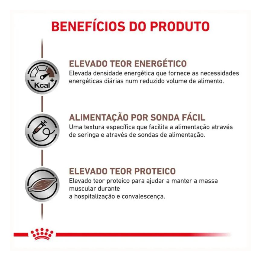 Ração Úmida Lata Royal Canin Dieta Veterinária Recovery para Cães e Gatos Adultos 195G