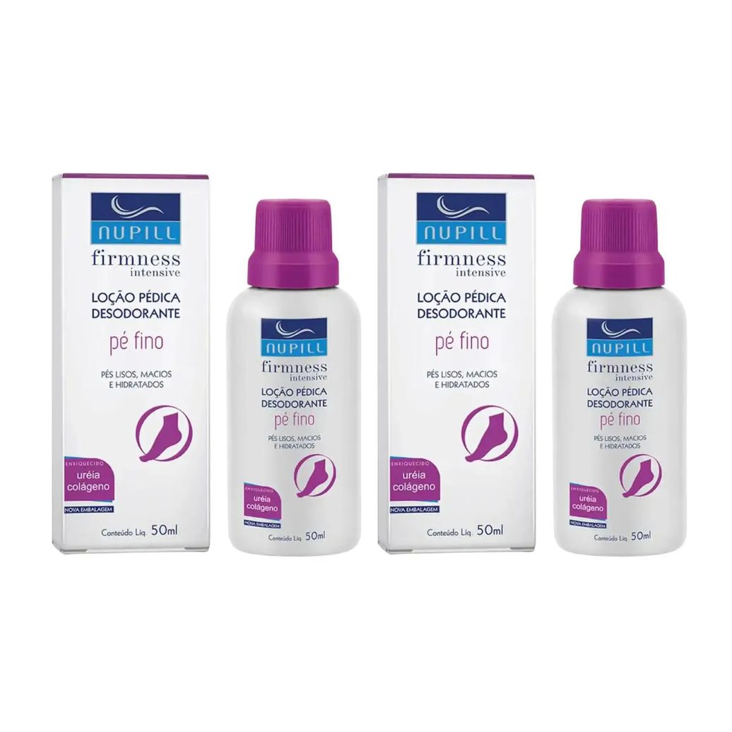 Kit C2 Loção Pédica Desodorante Pé Fino 50Ml – Nupill