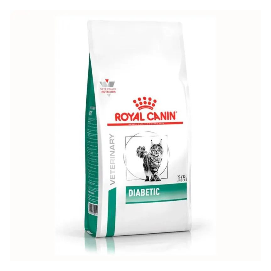 Ração Royal Canin Dieta Veterinária Diabetic para Gatos Adultos 1,5Kg