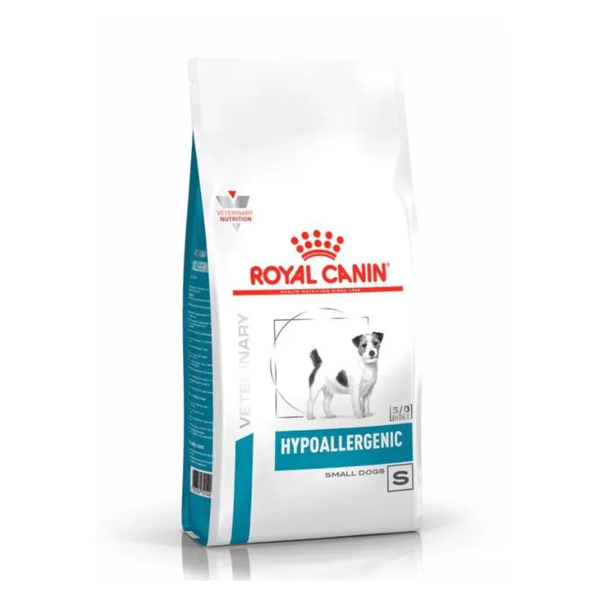 Ração Royal Canin Dieta Veterinária Hipoalergênica Small Dog para Cães Adultos de Pequeno Porte 7,5Kg