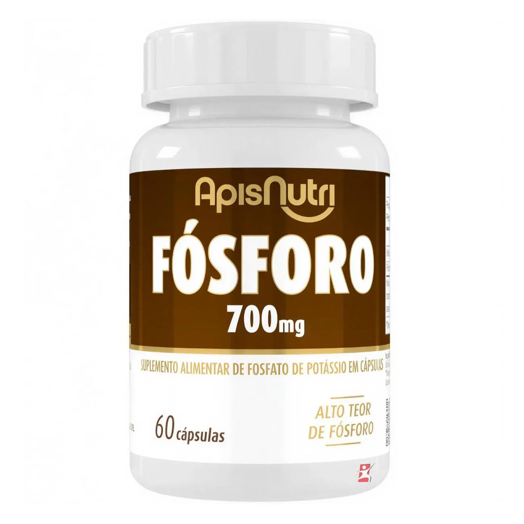 Fosforo 700Mg Por Porção 60 Capsulas - Apisnutri