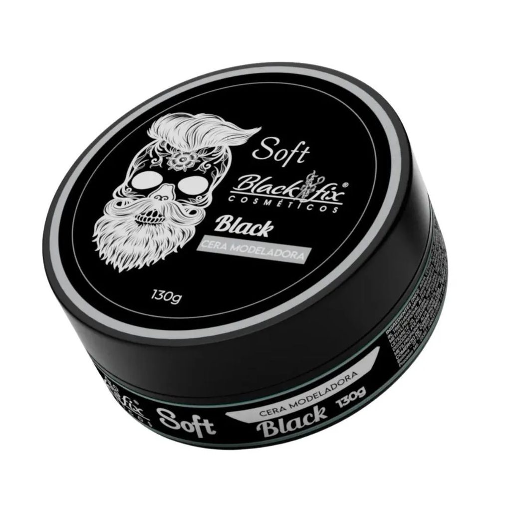 Cera Modeladora Black Fix Soft Black 130G