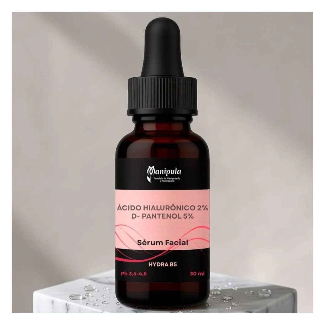 Sérum Hidratante de Ácido Hialurônico 2 % + D-Pantenol 5 % | Hydra B5 - 30 Ml