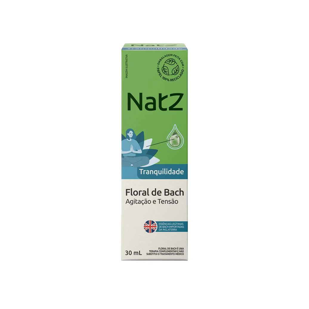 Floral de Bach Natz Tranquilidade para Agitação e Tensão 30ml