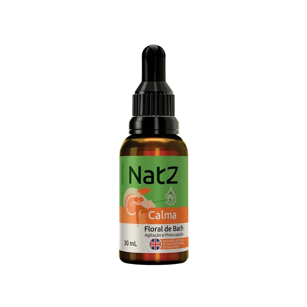 Floral de Bach Natz Calma para Agitação e Preocupação 30ml