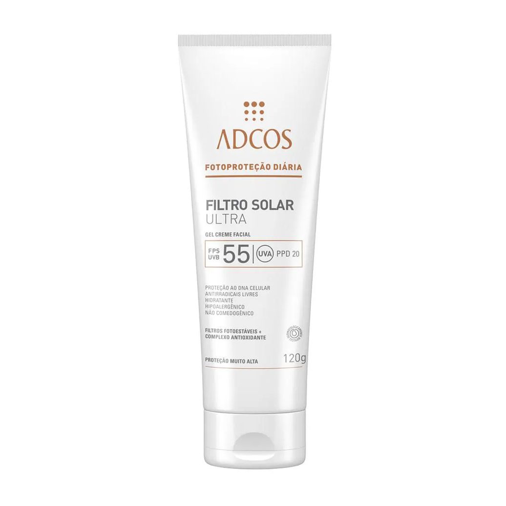 Filtro Solar Ultra Fps 55 Adcos 120g