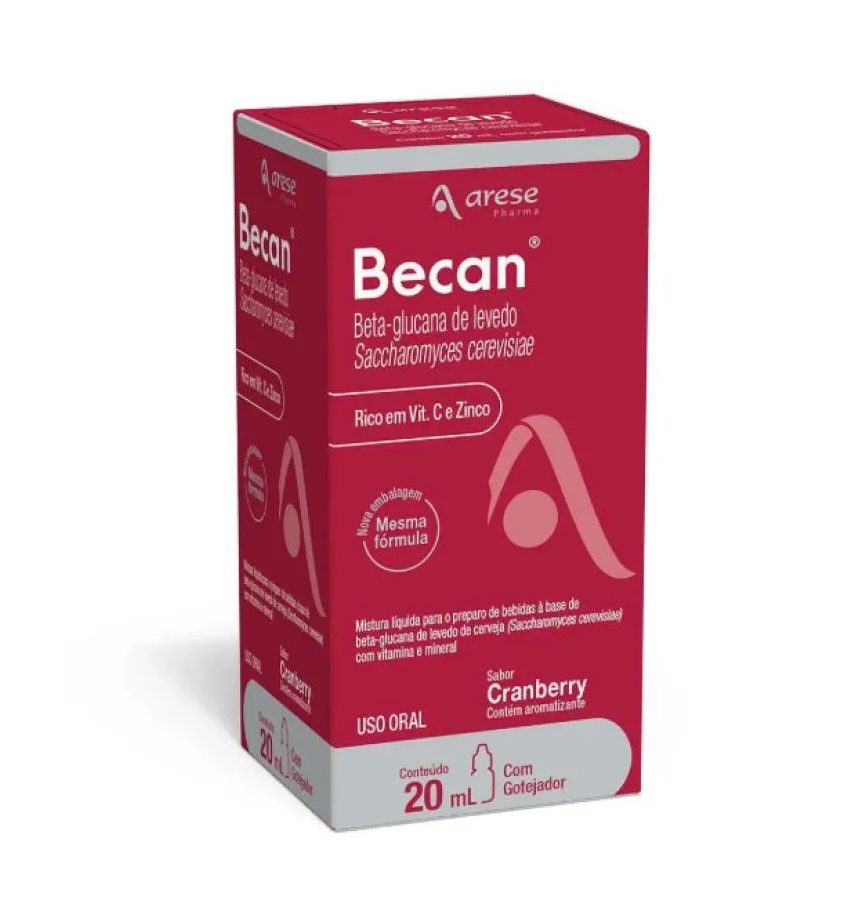 Becan Suplemento Alimentar Sabor Cranberry 20Ml