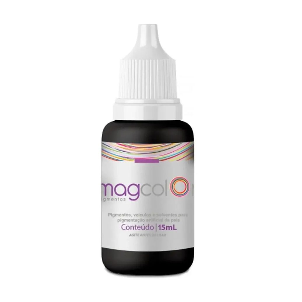 Pigmento Mag Color 15Ml para Micropigmentação - Preto