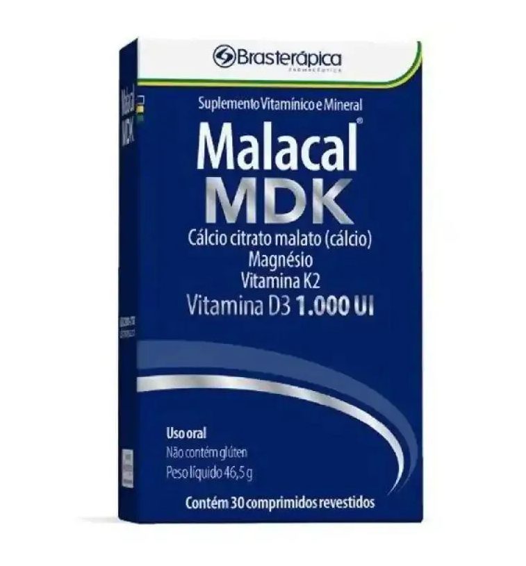 Malacal Mdk com 30 Comprimidos Revestidos Brasterapica