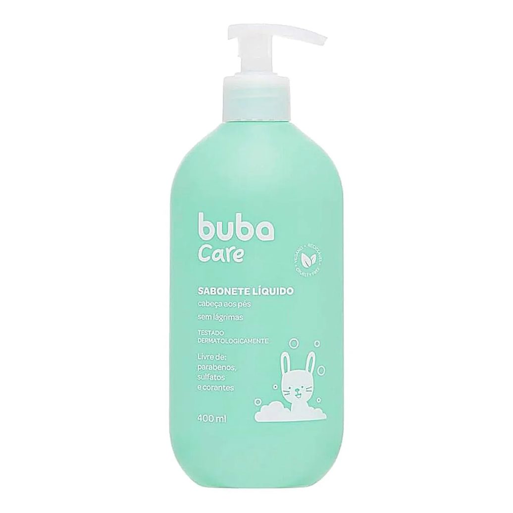 Sabonete Líquido para Bebê Buba Care 400Ml