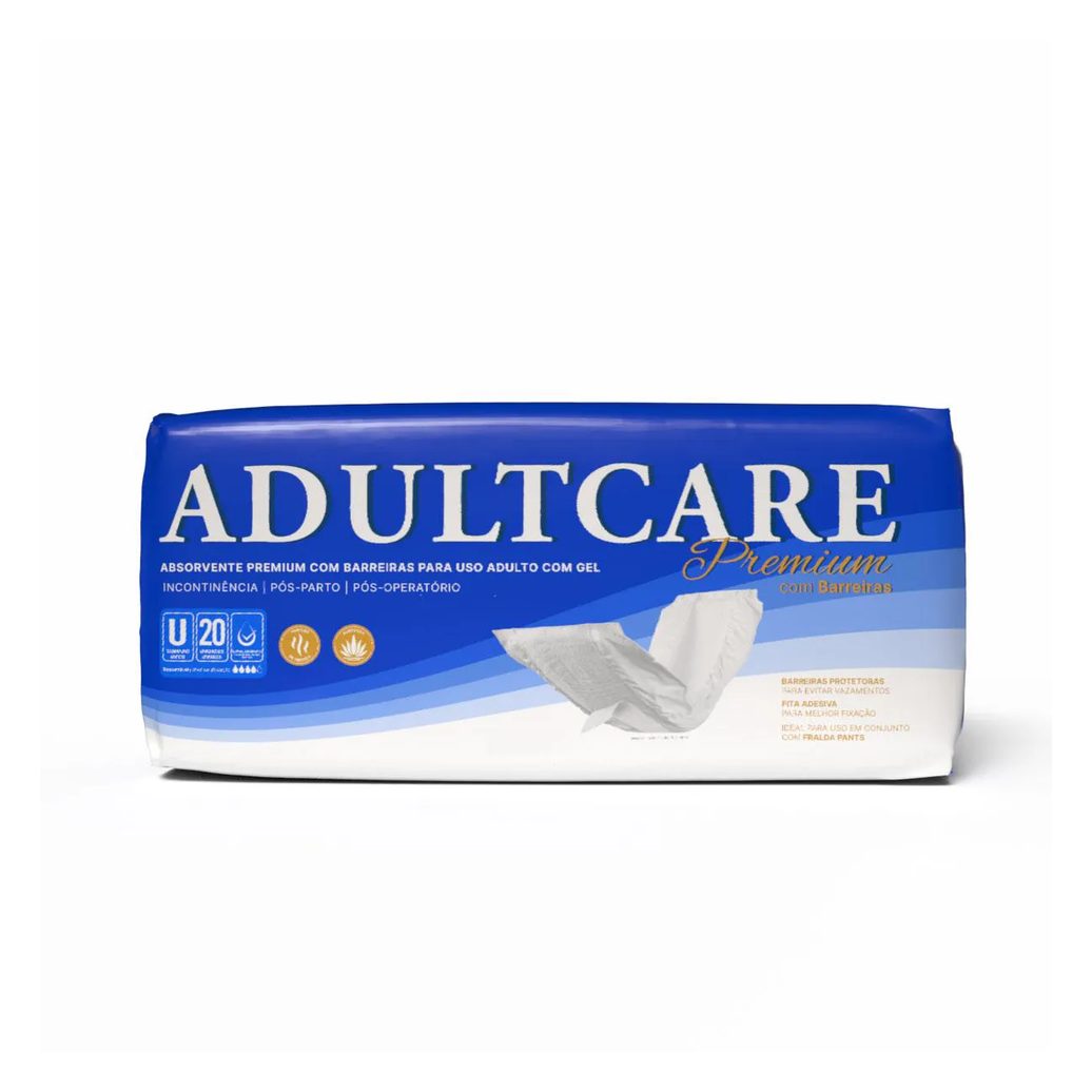 Absorvente Adultcare Premium com Barreira 20 unidades