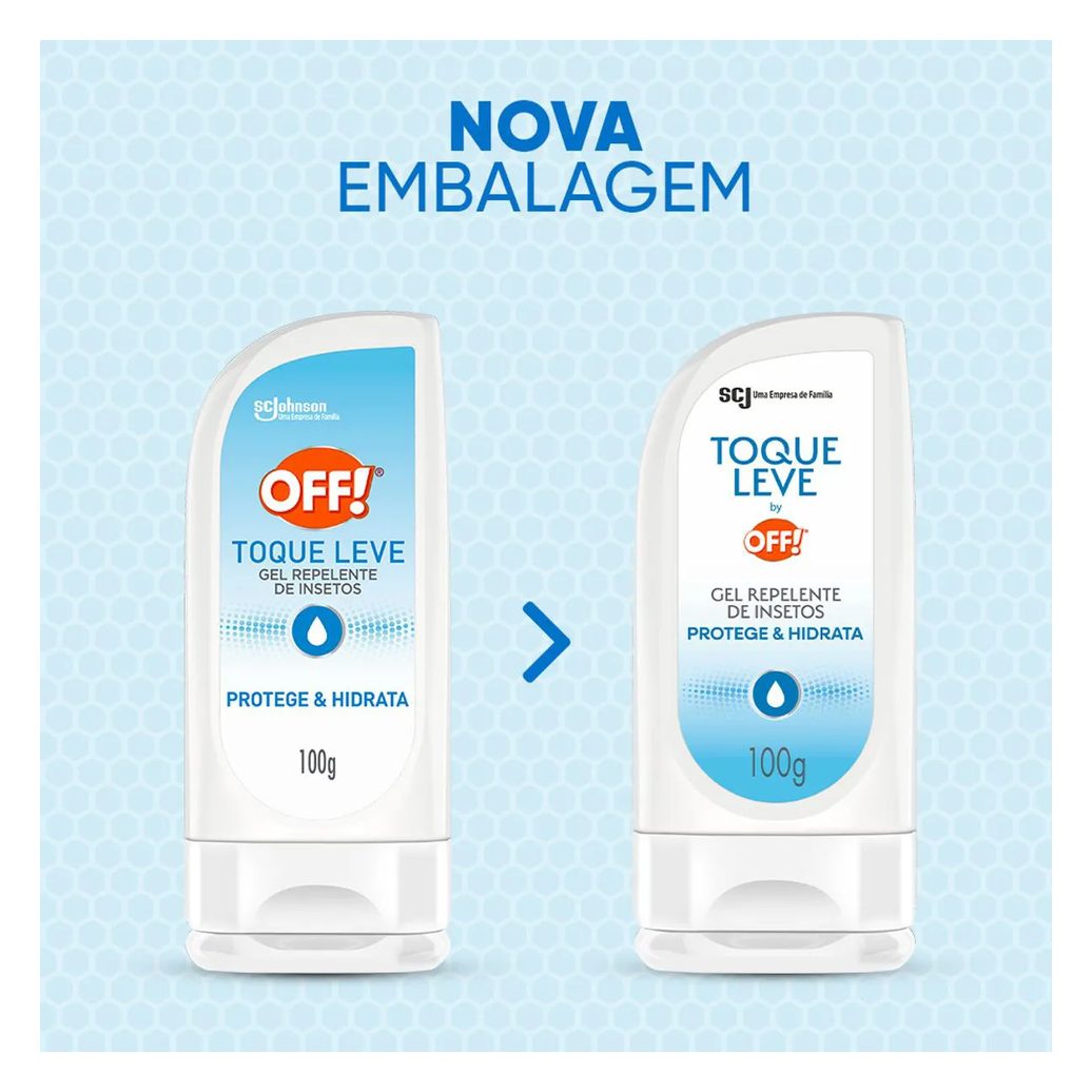 Repelente de Insetos Off! Toque Leve Icaridina Gel 100g