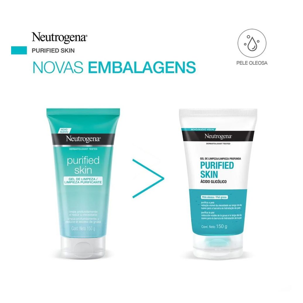 Esfoliante Facial Purificante Neutrogena Purified Skin com 100g