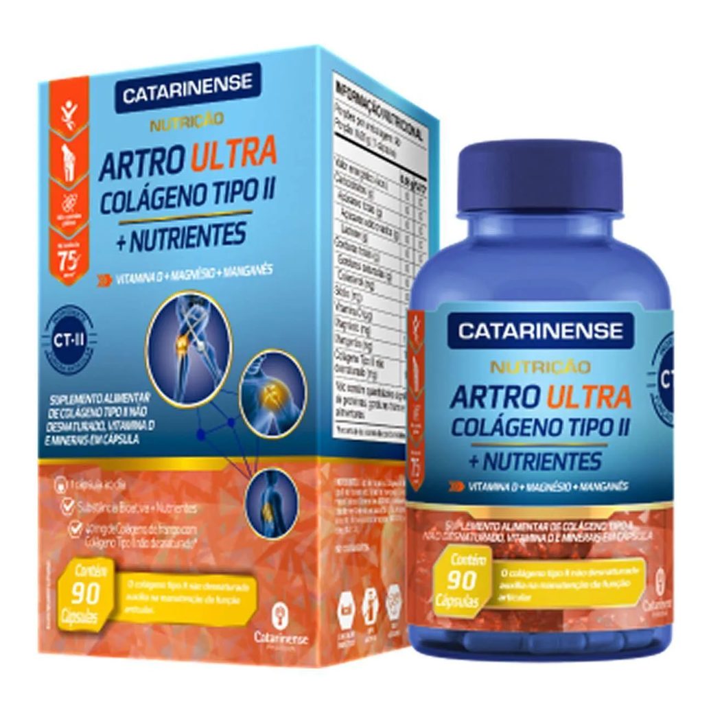 Artro Ultra Colágeno Tipo Ii - 90 Cápsulas - Catarinense Nutrição