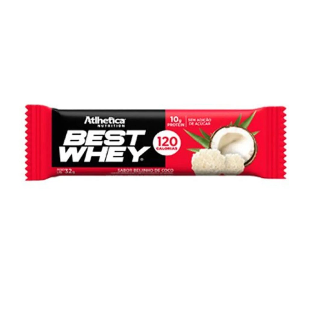 Barra Proteica Best Whey - 1 Barra 30G Beijinho de Coco - Atlhetica Nutrition