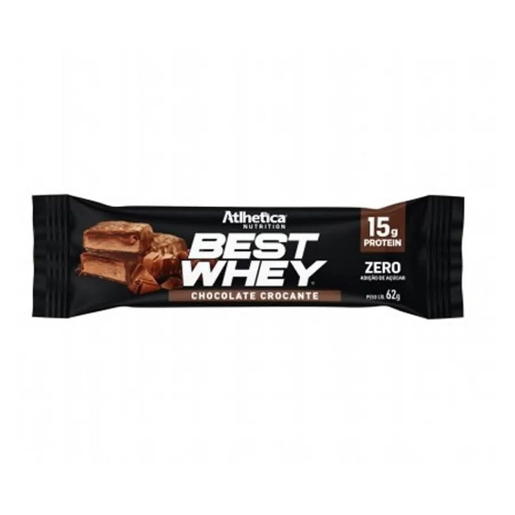 Barra Proteica Best Whey - 1 Barra 49G Chocolate Crocante - Atlhetica Nutrition