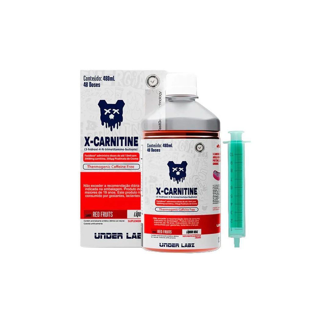 X-Carnitine - 480Ml Red Fruits - Under Labz