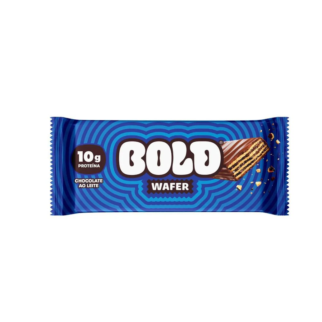 Wafer Proteico Bold Chocolate ao Leite 40g