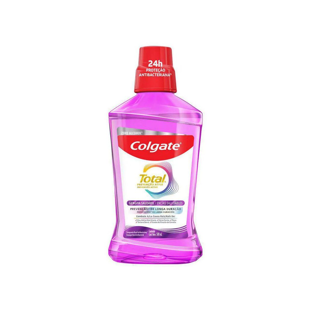 Enxaguante Antisséptico Bucal Colgate Total 12 Gengiva Reforçada com 500ml