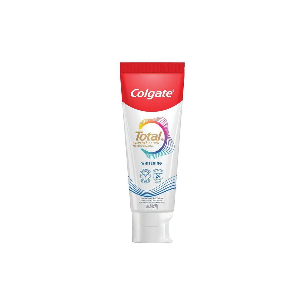 Creme Dental Colgate Total Prevenção Ativa Whitening 90g