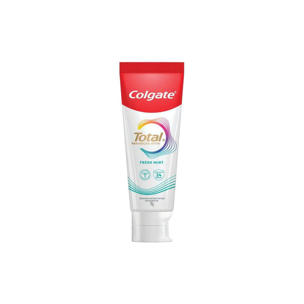 Creme Dental Colgate Total Prevenção Ativa Fresh Mint 90g