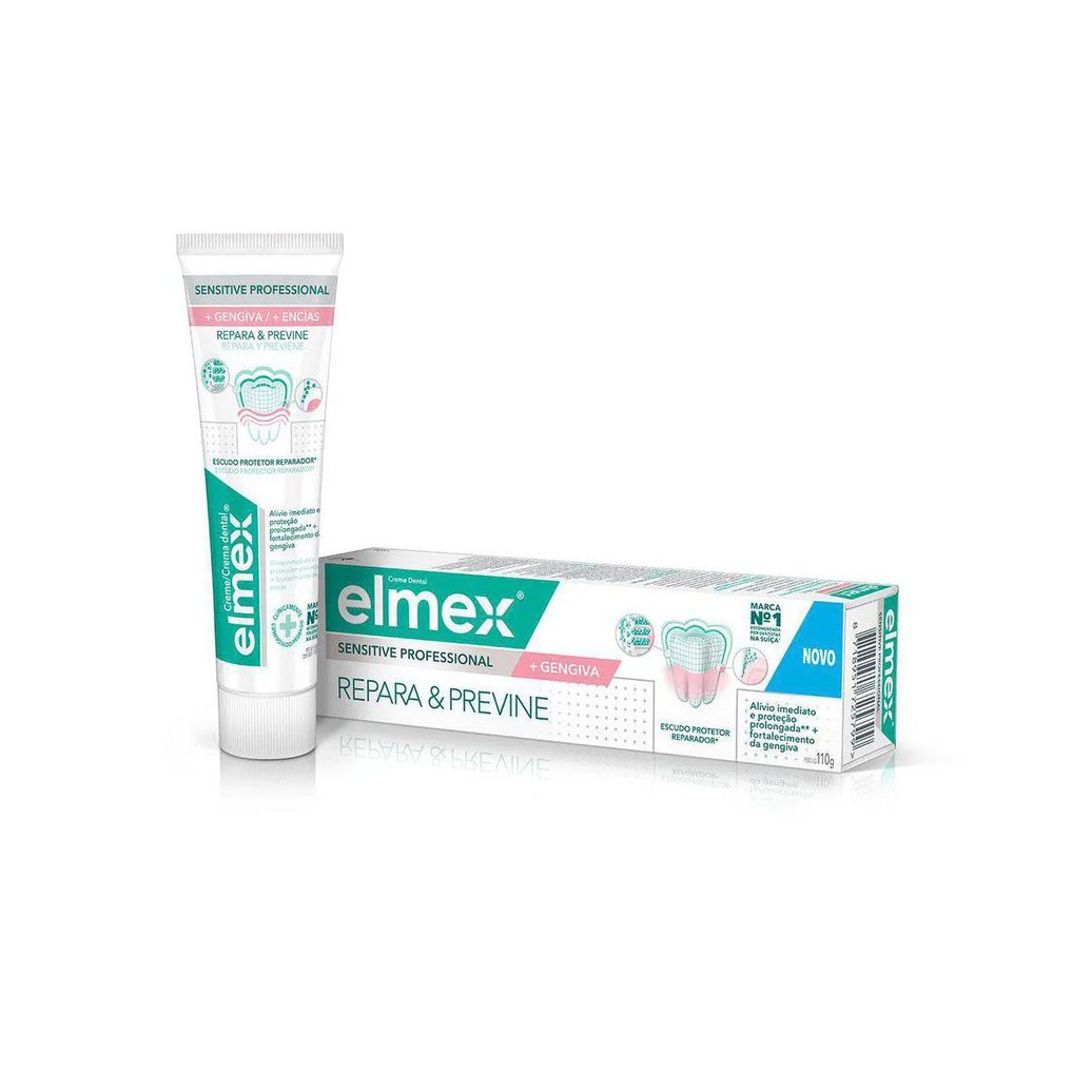 Creme Dental Elmex Sensitive Professional + Gengiva 110g