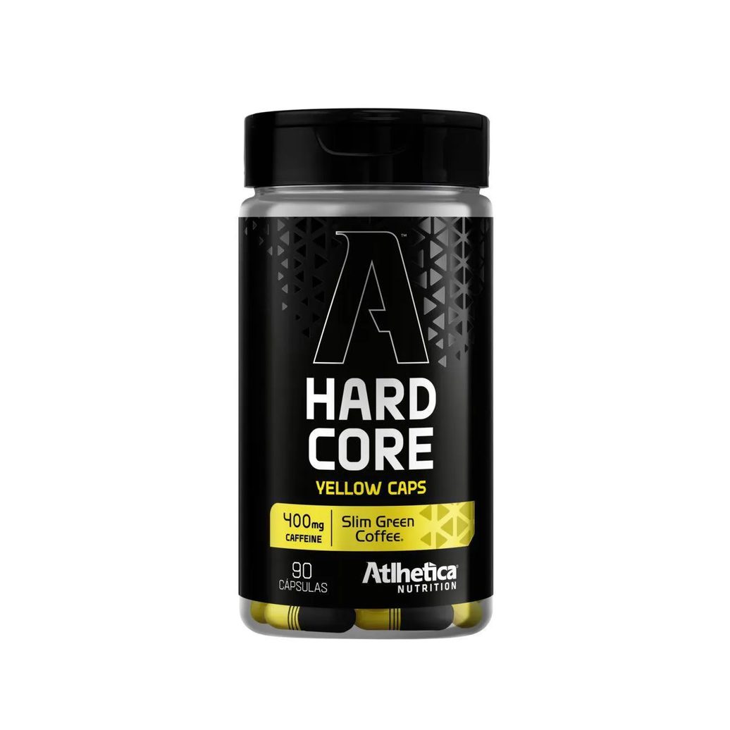 Hardcore Yellow Caps - 90 Cápsulas - Atlhetica Nutrition