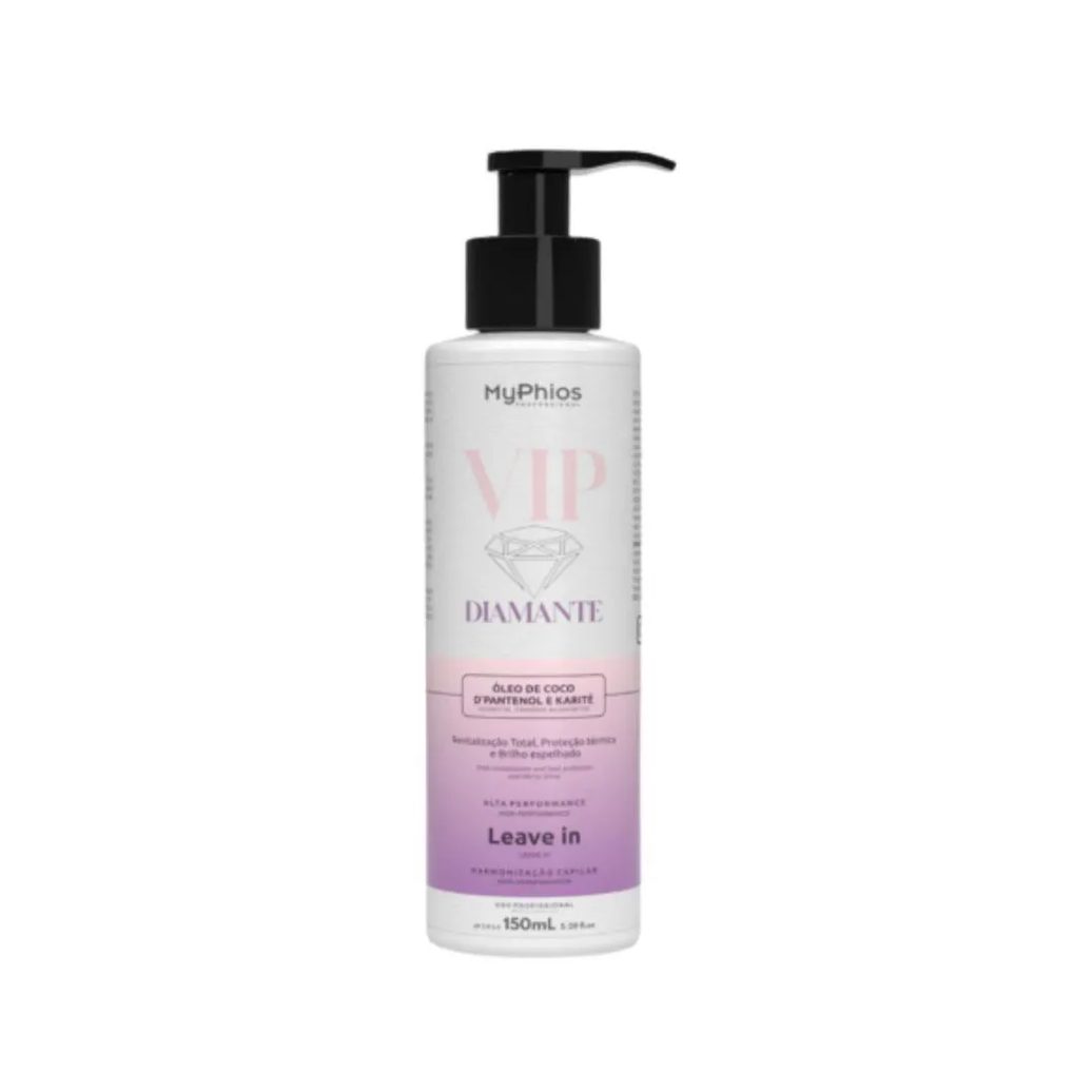 Myphios Finalizador Vip Diamante Leave In Brilho 150 Ml