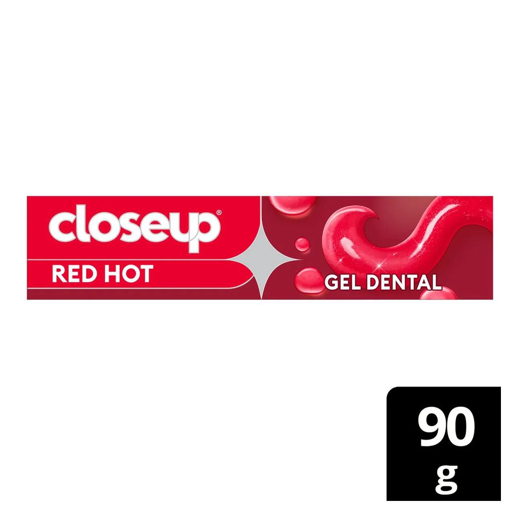 Gel Dental Closeup Proteção 360° Fresh Red Hot 90g