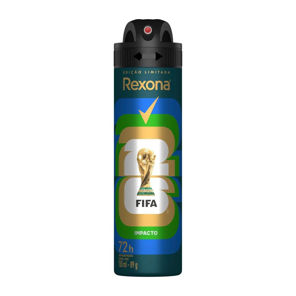 Desodorante Antitranspirante Aerosol Rexona Men Impacto 72h 150ml