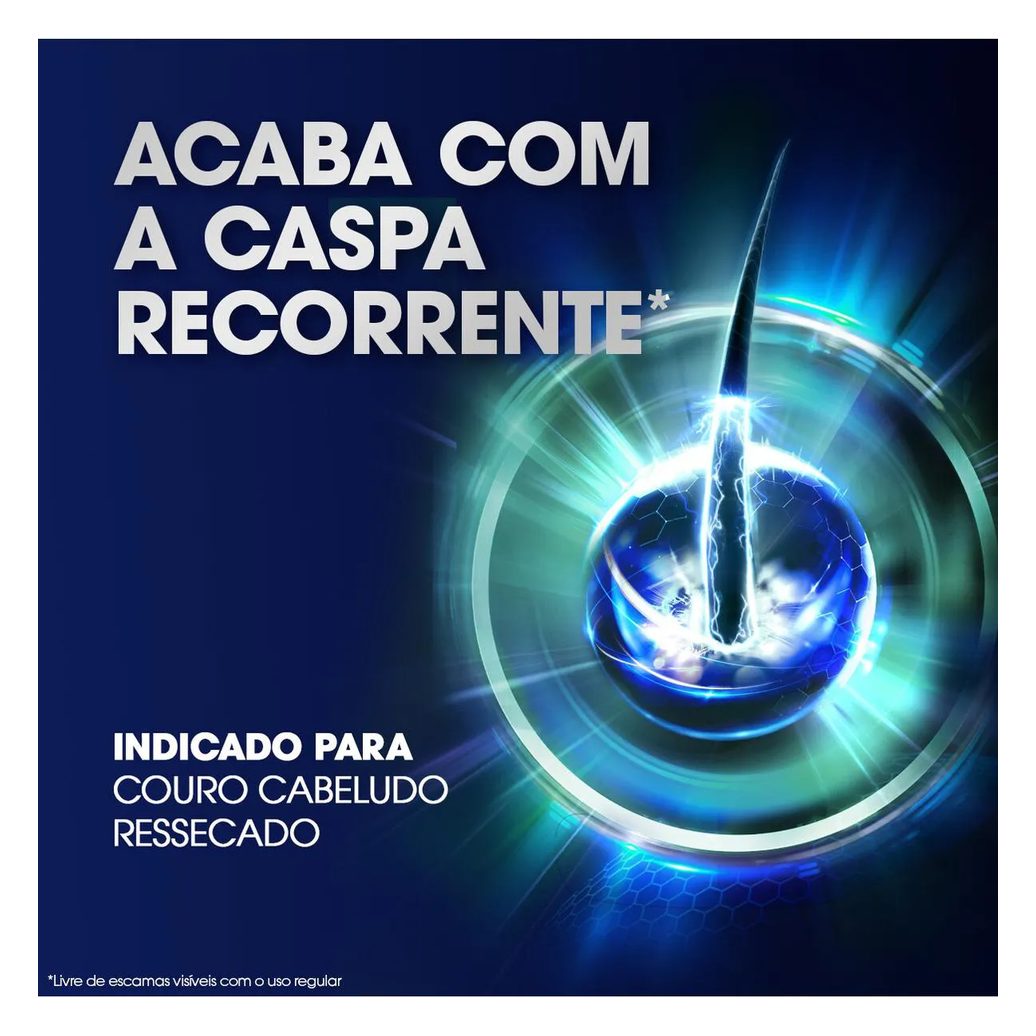 Shampoo Anticaspa Clear Men Limpeza Diária 2 em 1 400ml
