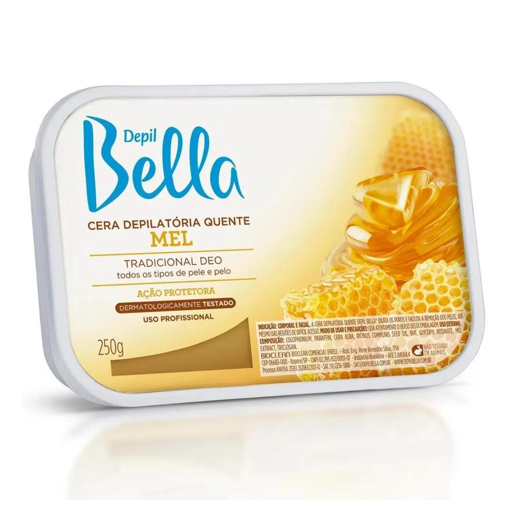Cera Quente em Barra Depil Bella Mel Deo 1 Kilo