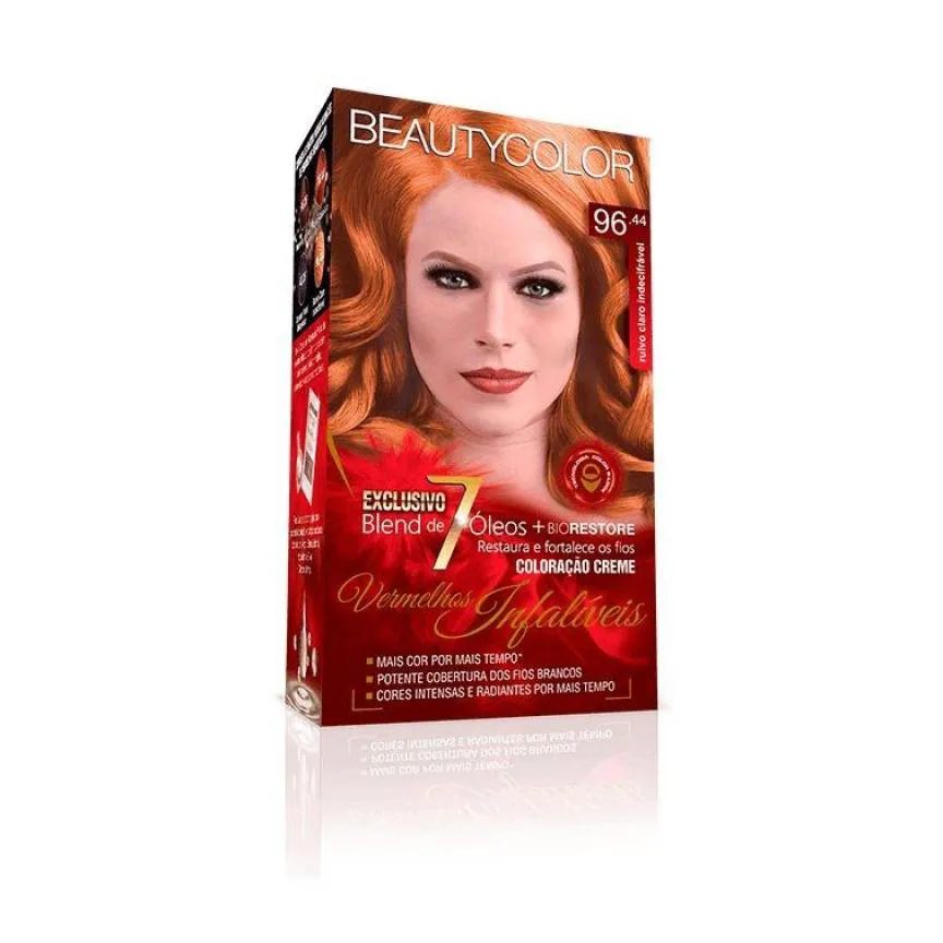Tintura Beauty Color 96.44 Ruivo Claro Indecifrave (Espe)