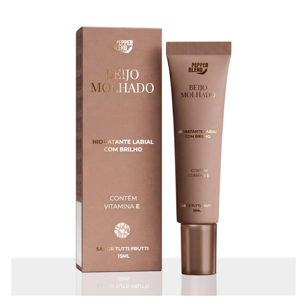 Hidratante Labial Vitamina e Efeito Gloss Tutti-Frutti 15Ml