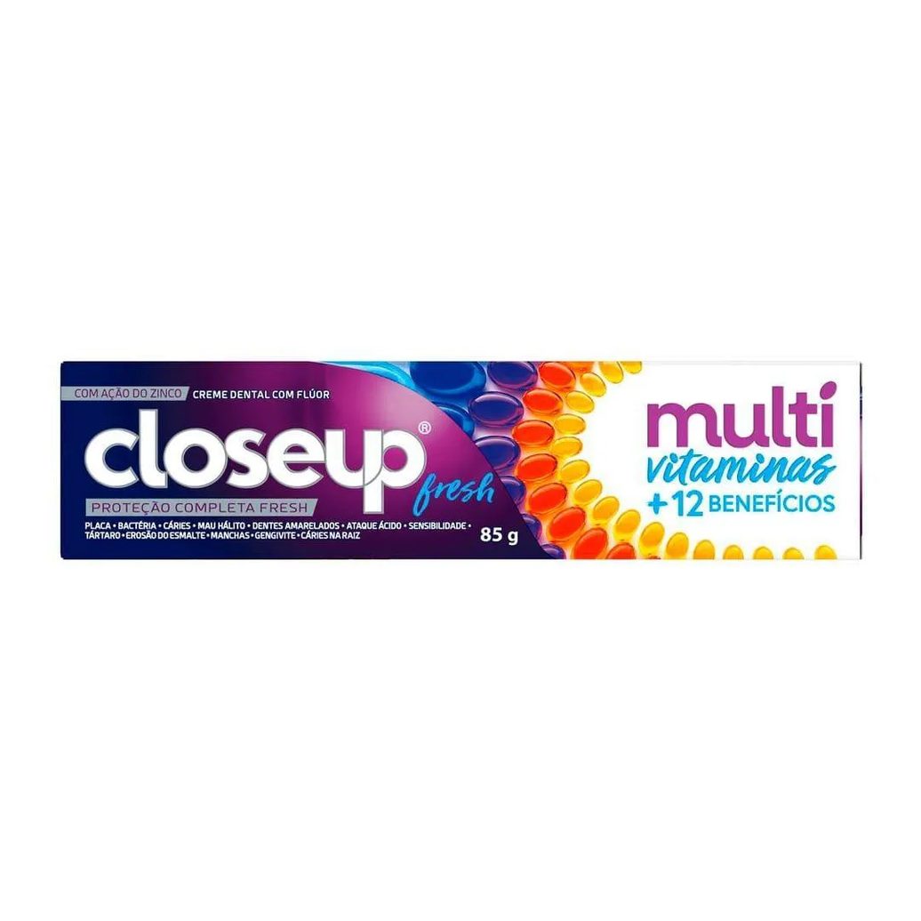 Creme Dental Close-Up Multivitaminas Fresh 85G