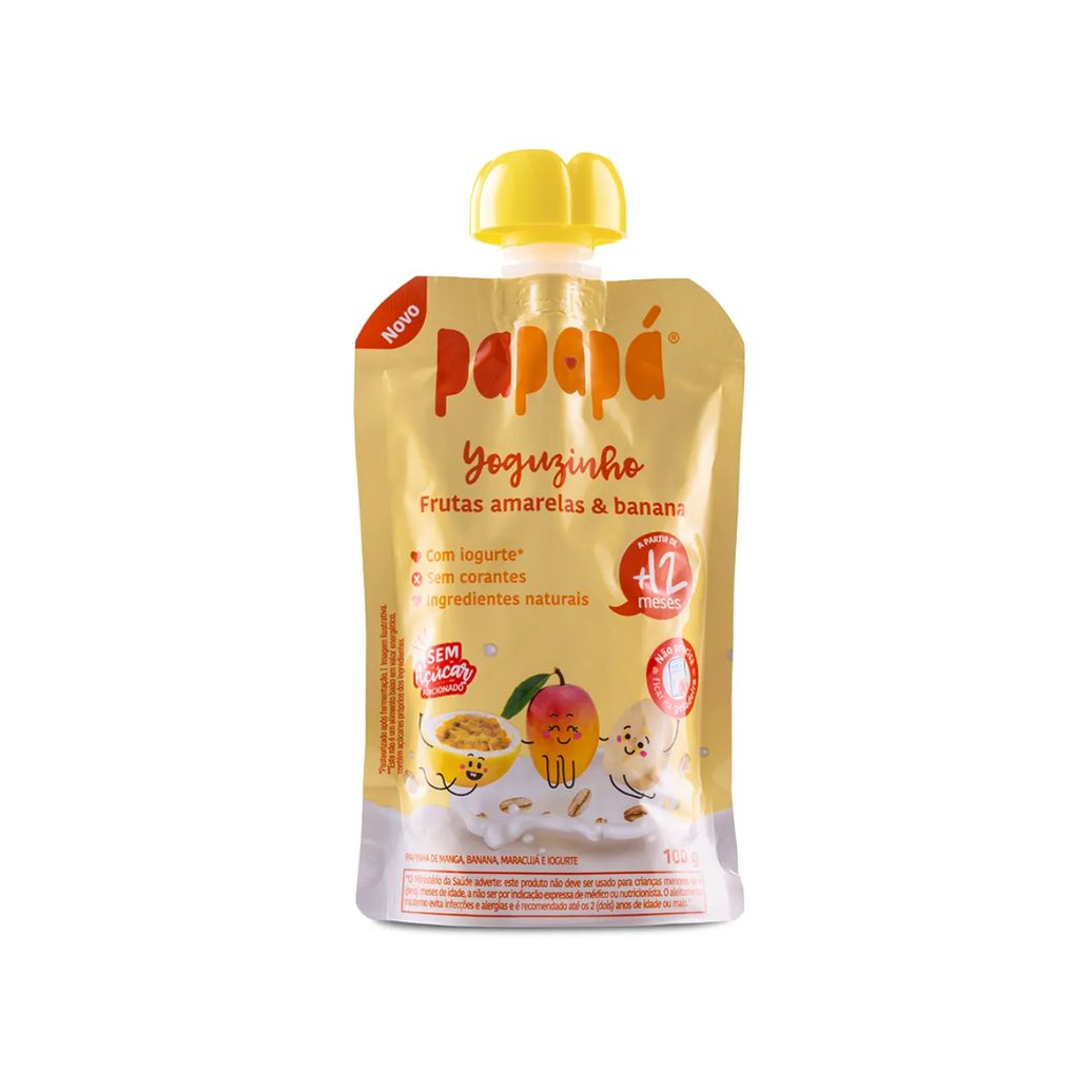 Papainha Papapá Yoguzinho Frutas Amarelas e Banana +12 Meses 100g