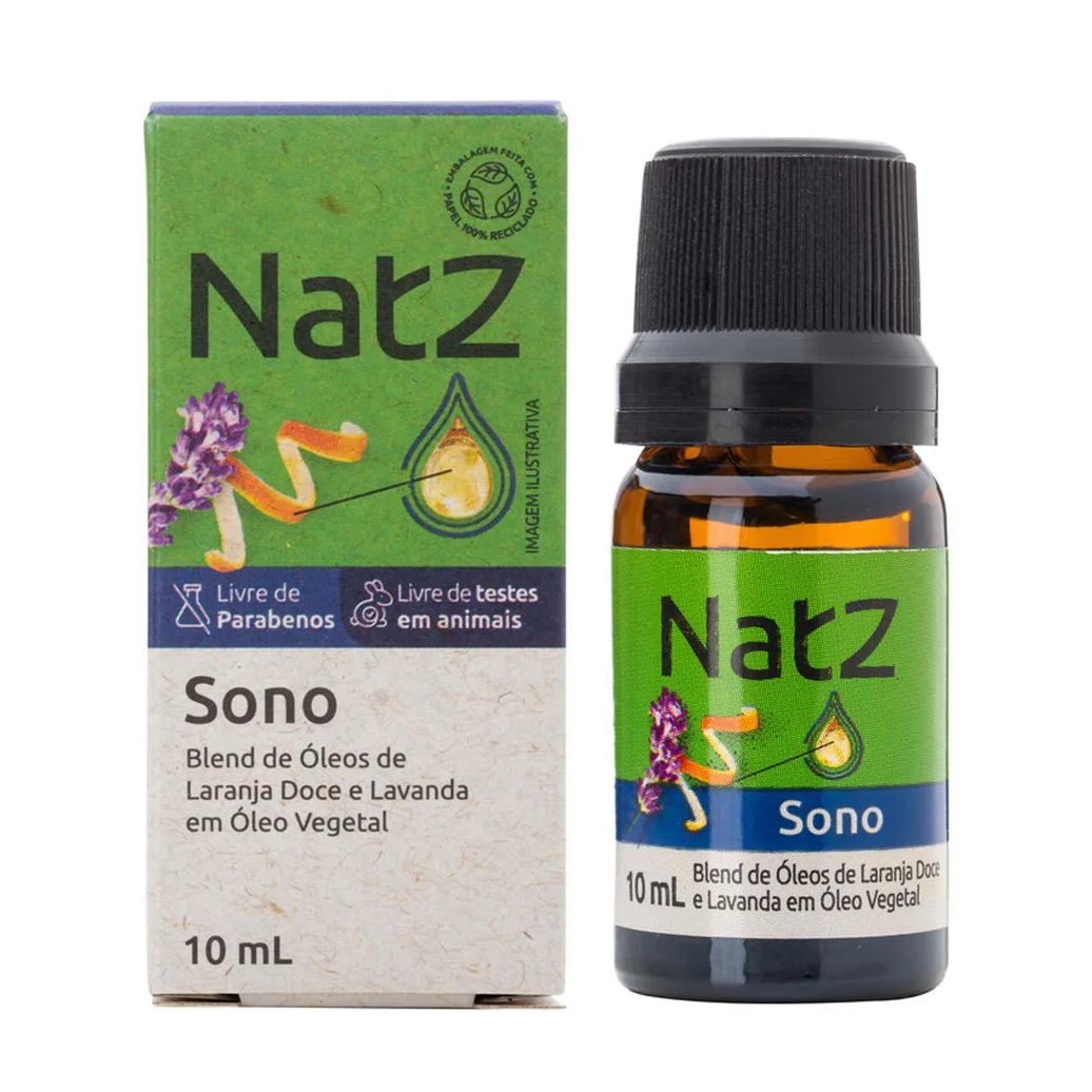 Óleo Essencial Natz Sono Laranja Doce e Lavanda 10ml