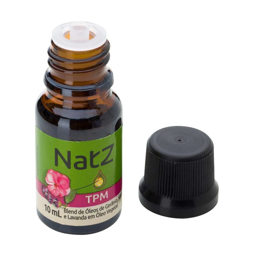 Óleo Essencial Natz TPM Gerânio, Sálvia e Lavanda 10ml