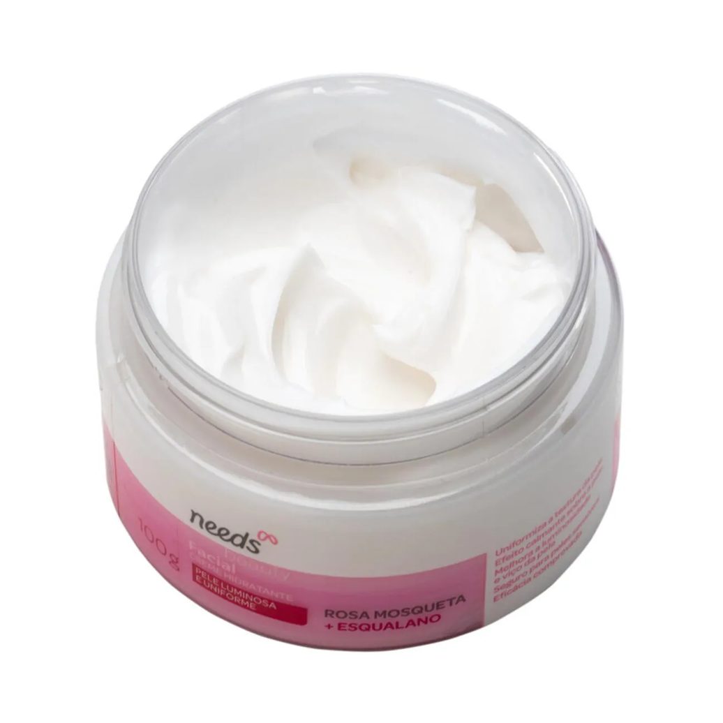 Creme Hidratante Facial Needs Beauty Rosa Mosqueta 100g